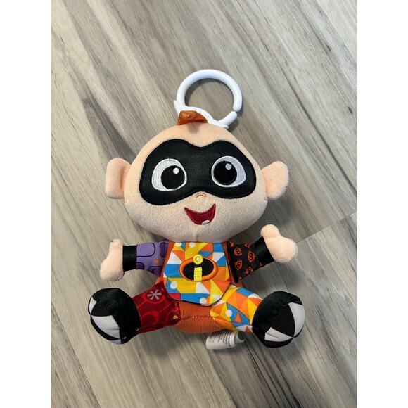 Lamaze Baby Disney PIXAR The Incredibles 2 Jack-Jack Clip & Go Car Seat Toy RARE - Picture 1 of 3